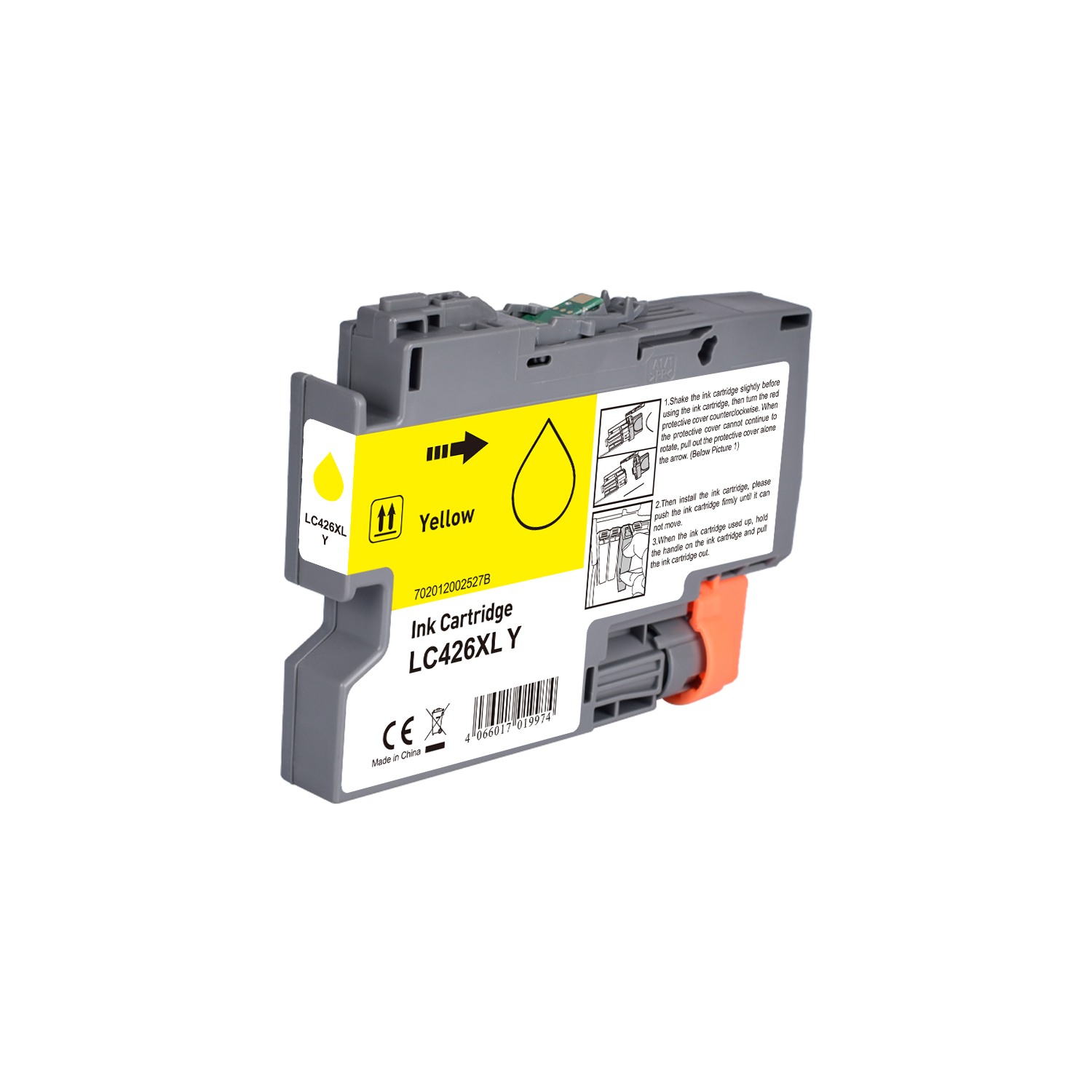 LC426XLY alternativ (Pigment) Tinte gelb für Brother / LC426XLY / 54ml