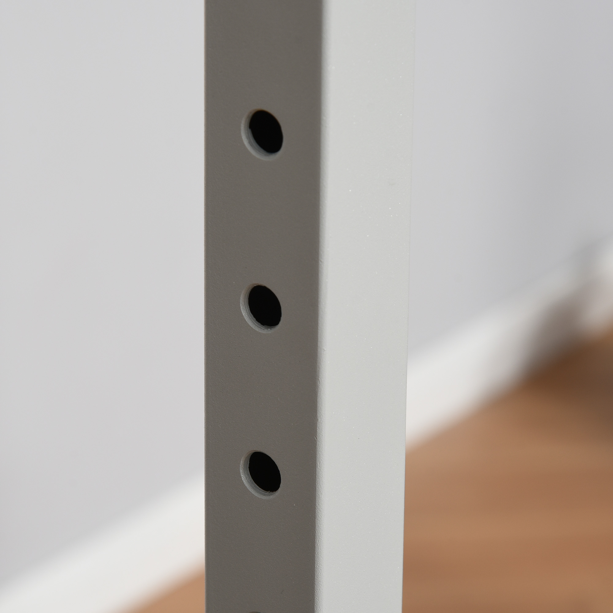 Gymnastik-Turnreck, 13-stufig höhenverstellbar Reckstange, Reck Turnstange aus Holz & stabile Stahlkonstruktion bis 75 kg belastbar, für 3+ Kinder, Indoor, Outdoor, Blau