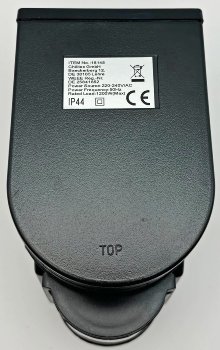 Aufputz Bewegungsmelder "CBM" 180° / IP44, 1-1200W, 3-Draht, schwarz