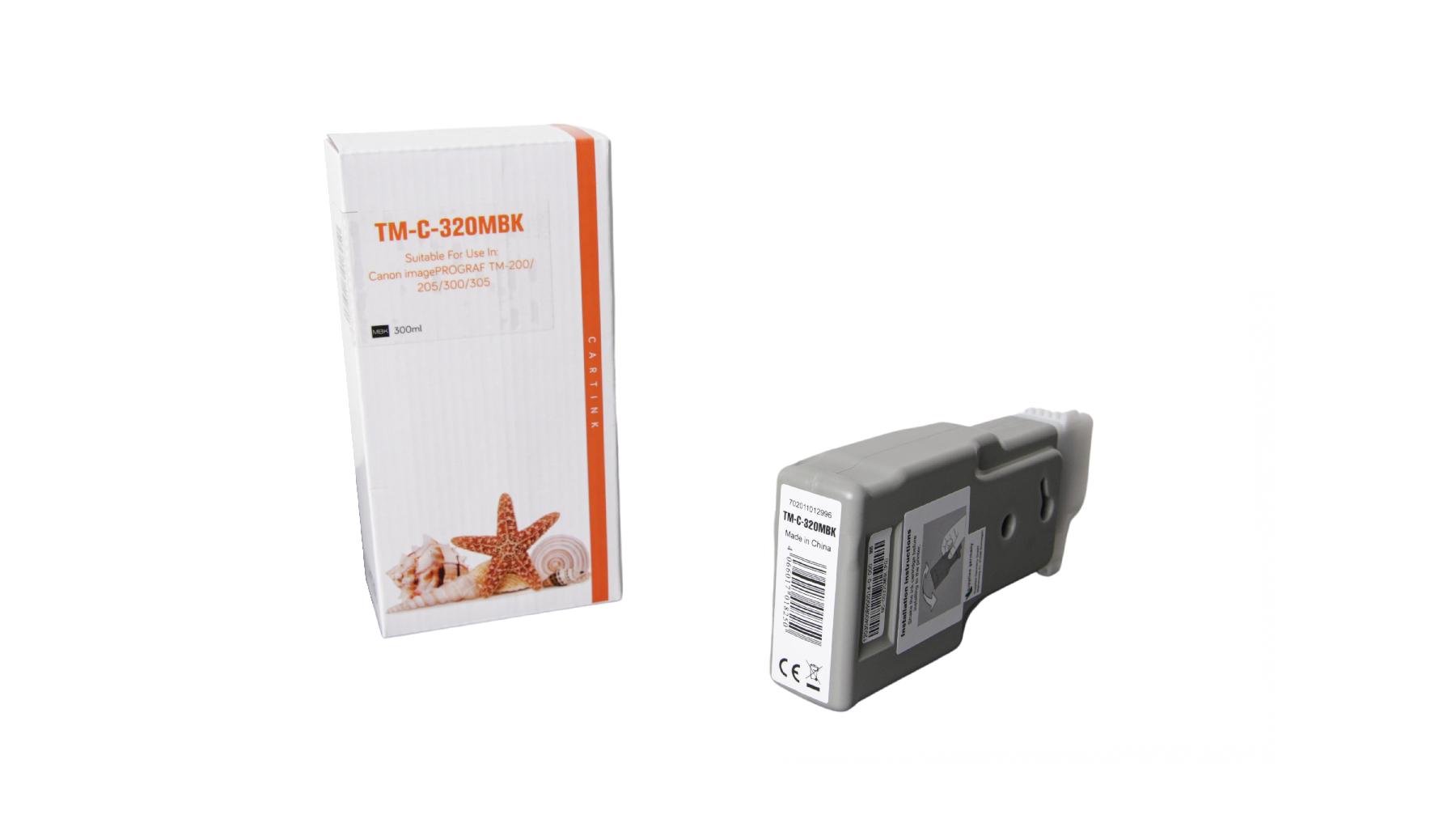 PFI320Mschwarz Refill Tinte Matt schwarz für Canon / 2889C001 / 300ml