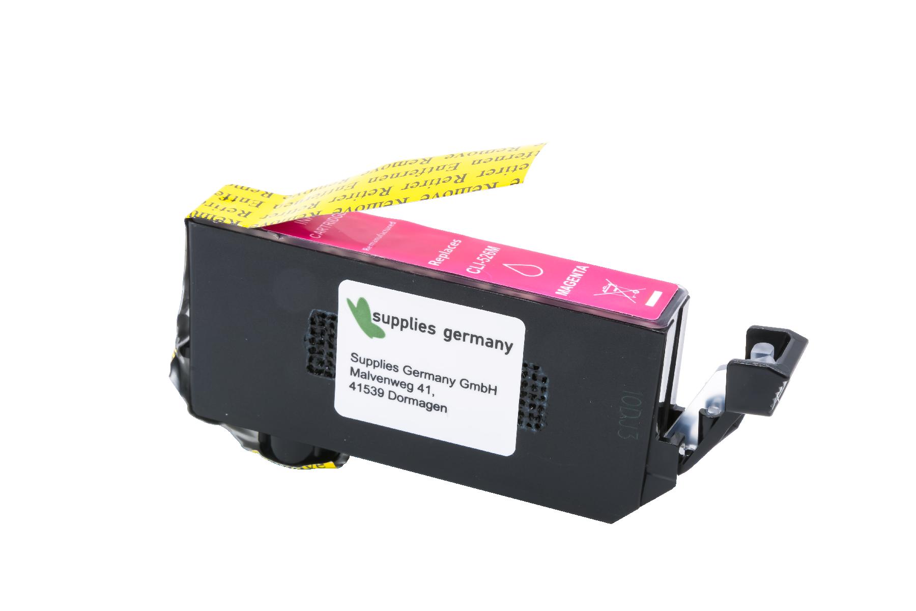 CLI526M alternativ Tinte magenta für Canon / 4542B001 / 10ml / mit Chip