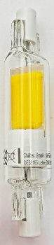 LED Strahler R7s "Glas RS78" / 360°, 480lm, 78mm, 2900k / warmweiß