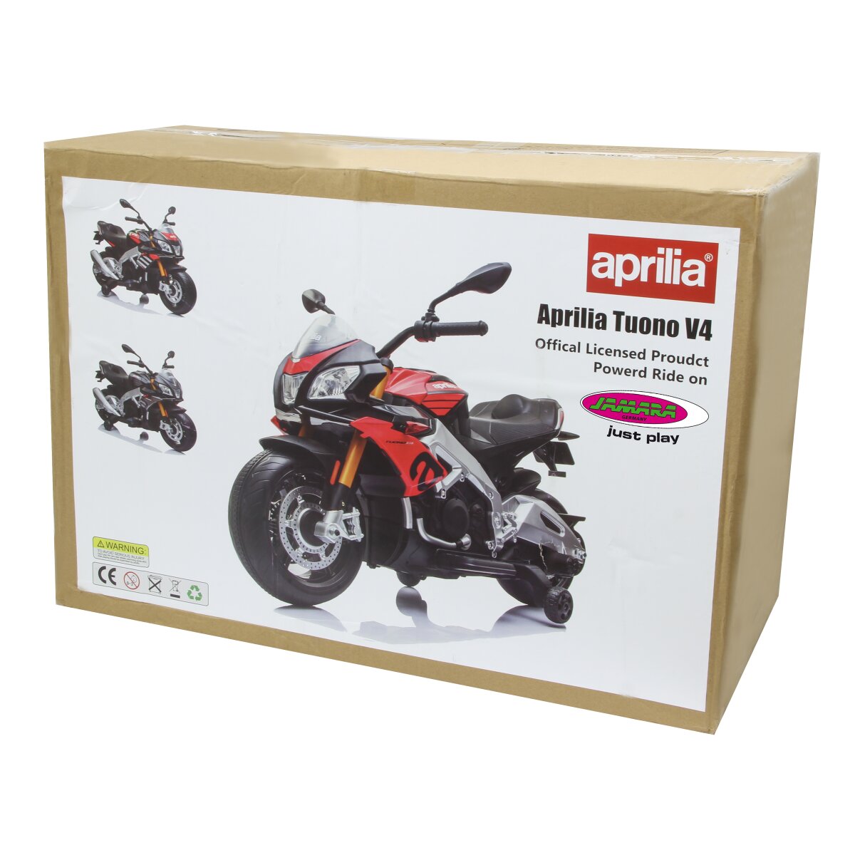 Kindermotorrad Aprilia Tuono V4 1100 RR rot