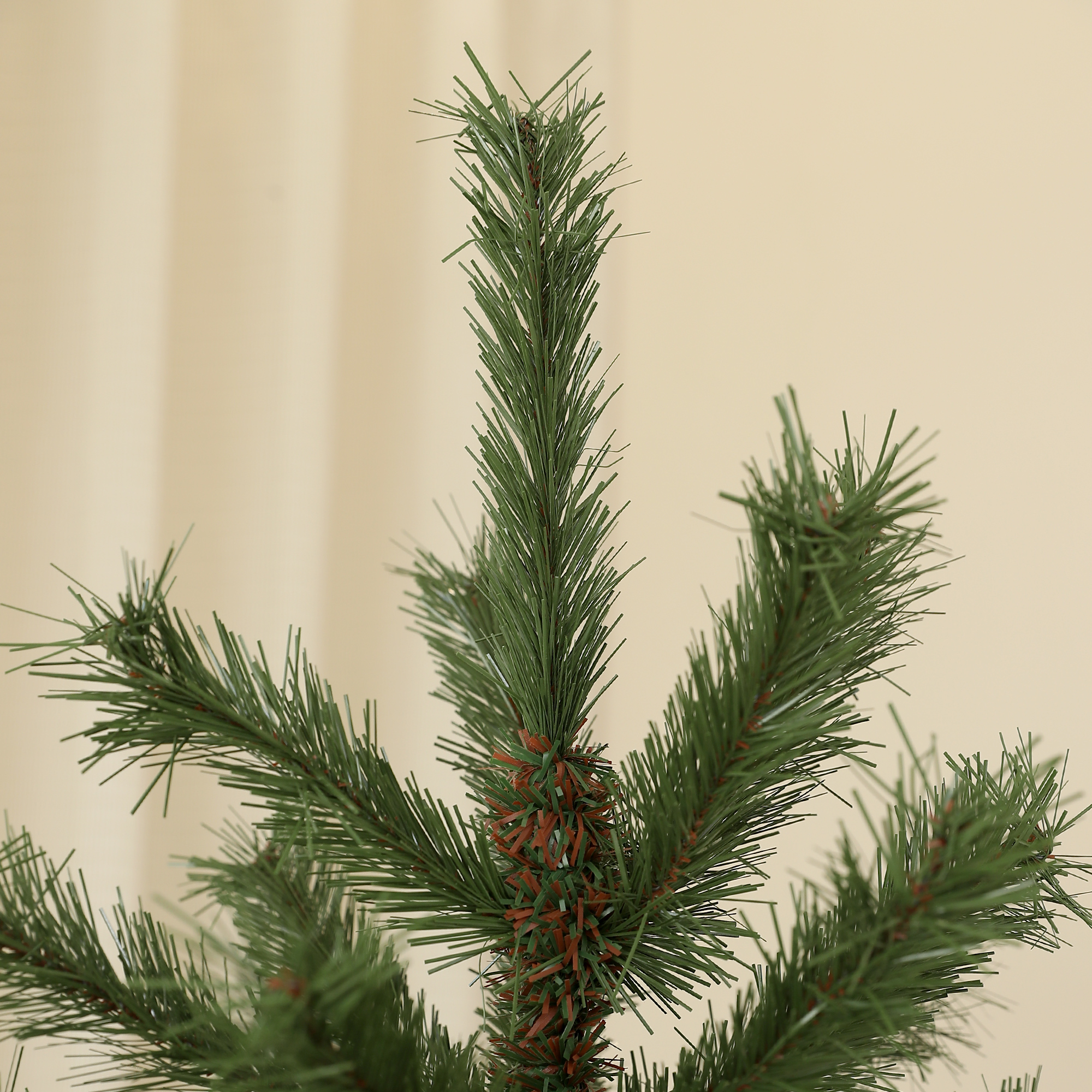 Weihnachtsbaum 180 cm, flammenhemmend, Metallfuß, 467 Spitzen, grün