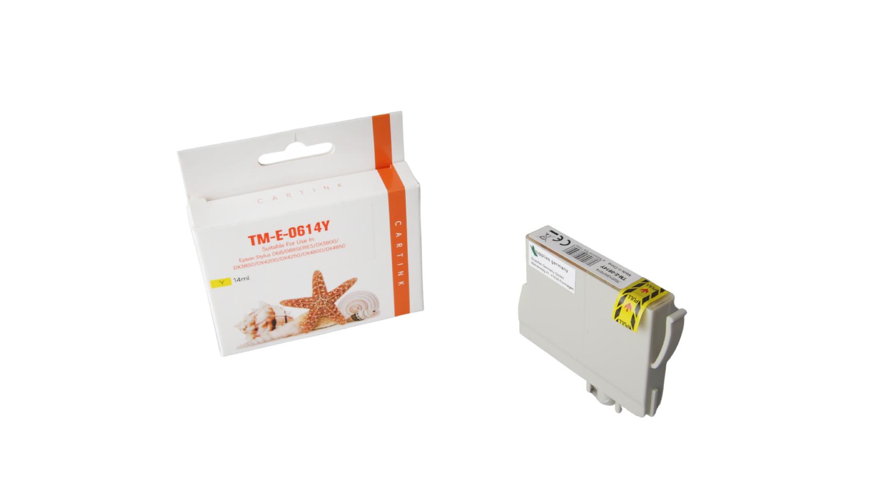 T0614 alternativ Seestern Tinte gelb für Epso / C13T06144010 / 10,2ml T0614 alternativ Seestern Tinte gelb für Epso / C13T06144010 / 10,2ml