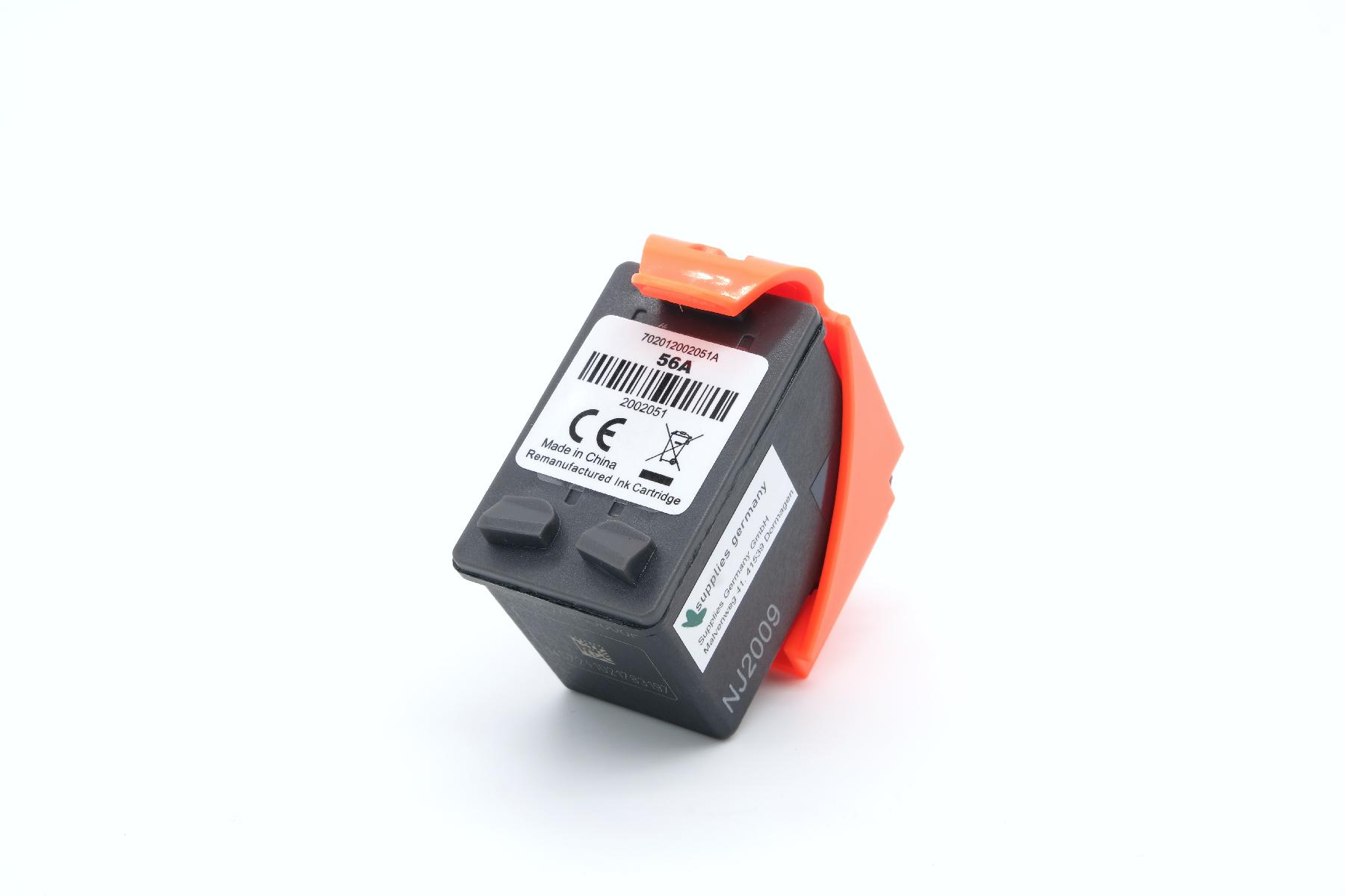 56A alternativ Tinte schwarz für HP / C6656A / 19ml 56A alternativ Tinte schwarz für HP / C6656A / 19ml