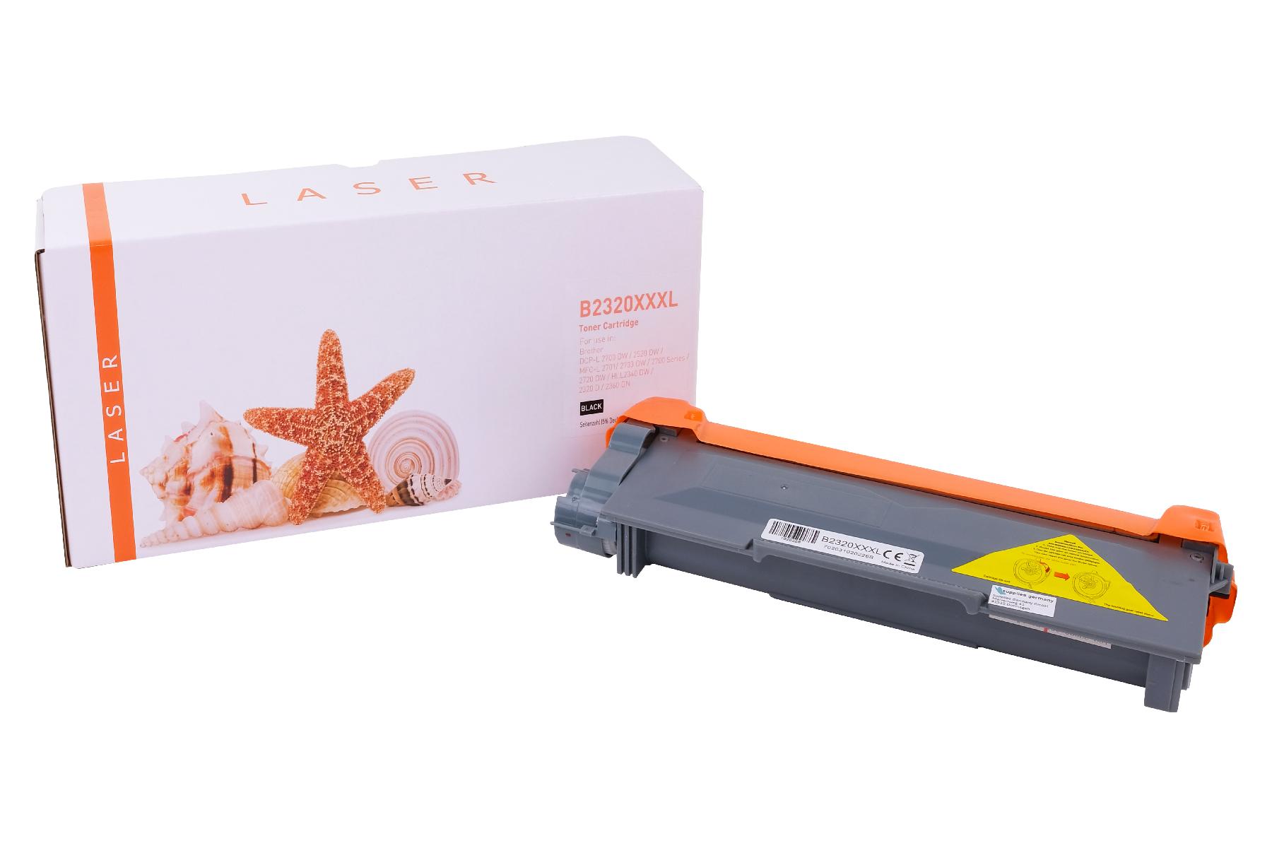 TN2320XXXL alternativ Toner black für Brother / TN2320XXXL / 10.400 Seiten