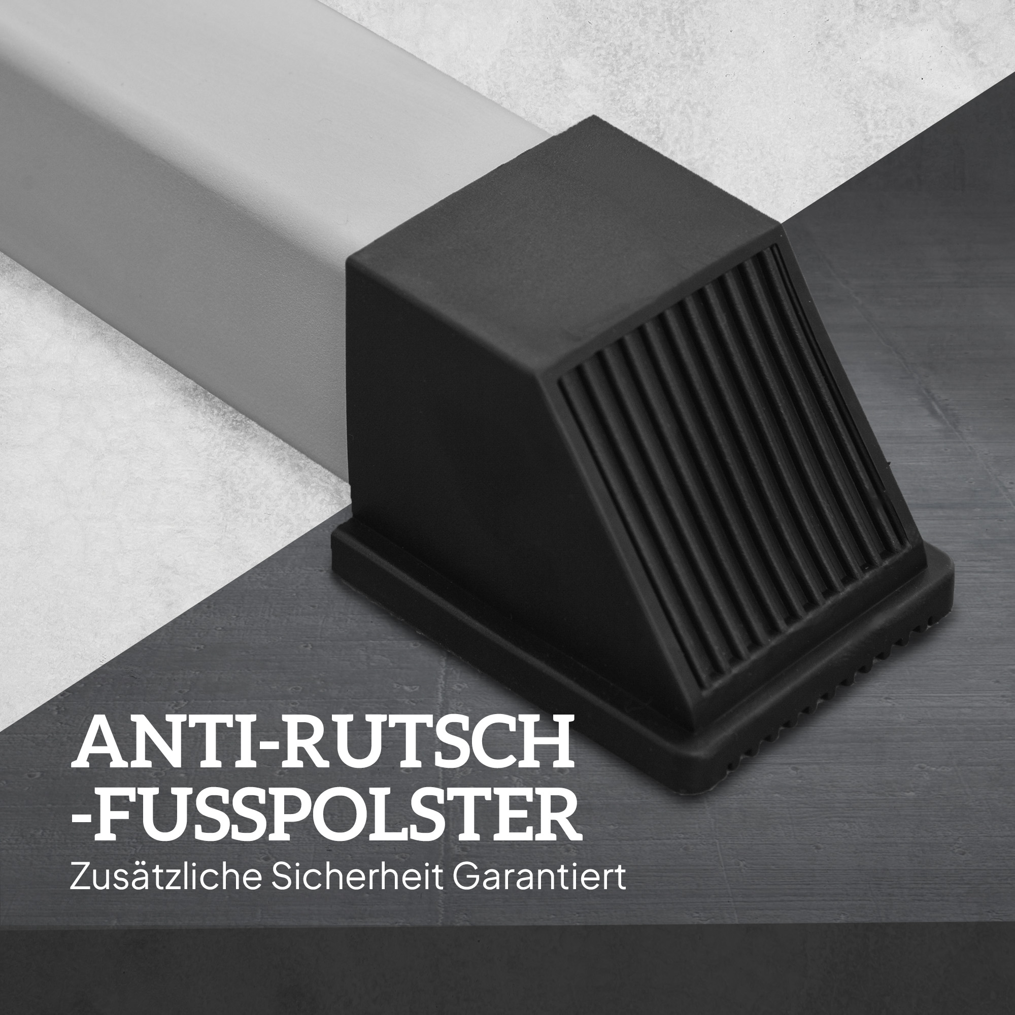 2er Set Hantelständer 3 Ebenen Höhenverstellbar Hantelablage aus Stahl bis 200 kg belastbar Silber+Schwarz