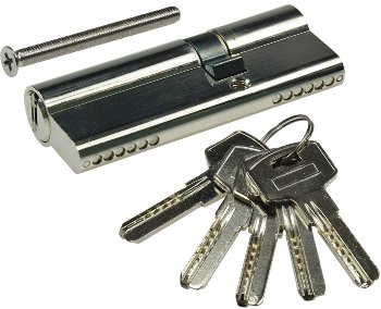 Schließzylinder 80mm (50+30mm), 5 Schlüssel, Not- & Gefahrenfunktion