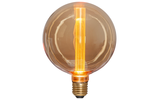 LED-Lampe ''Soft Glow'', E27, 1700K, 80 Ra, 45lm, 12,5x16,4cm, 2W, Amber