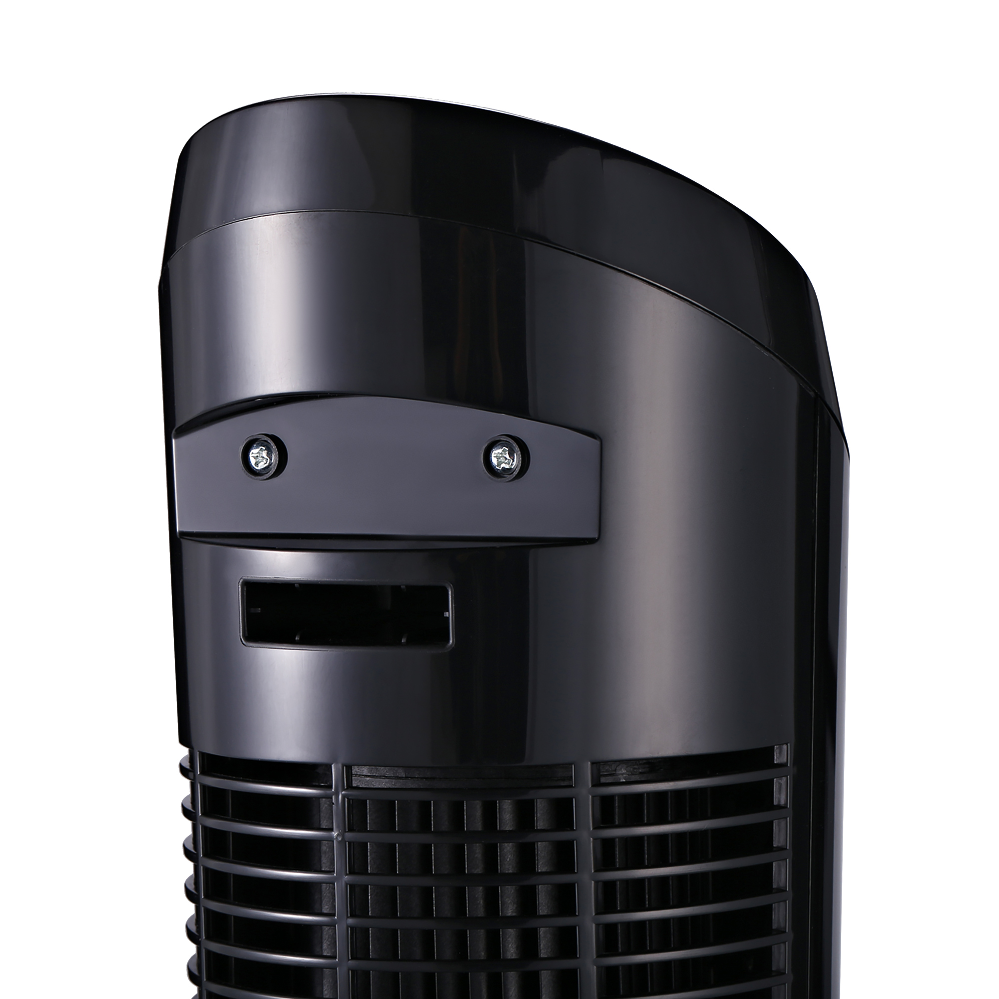 Standventilator 45 W Turmventilator Ventilator leise 3 Belüftungsstufen, 70° Oszillation, ABS, Schwarz, Ø27 x H75 cm