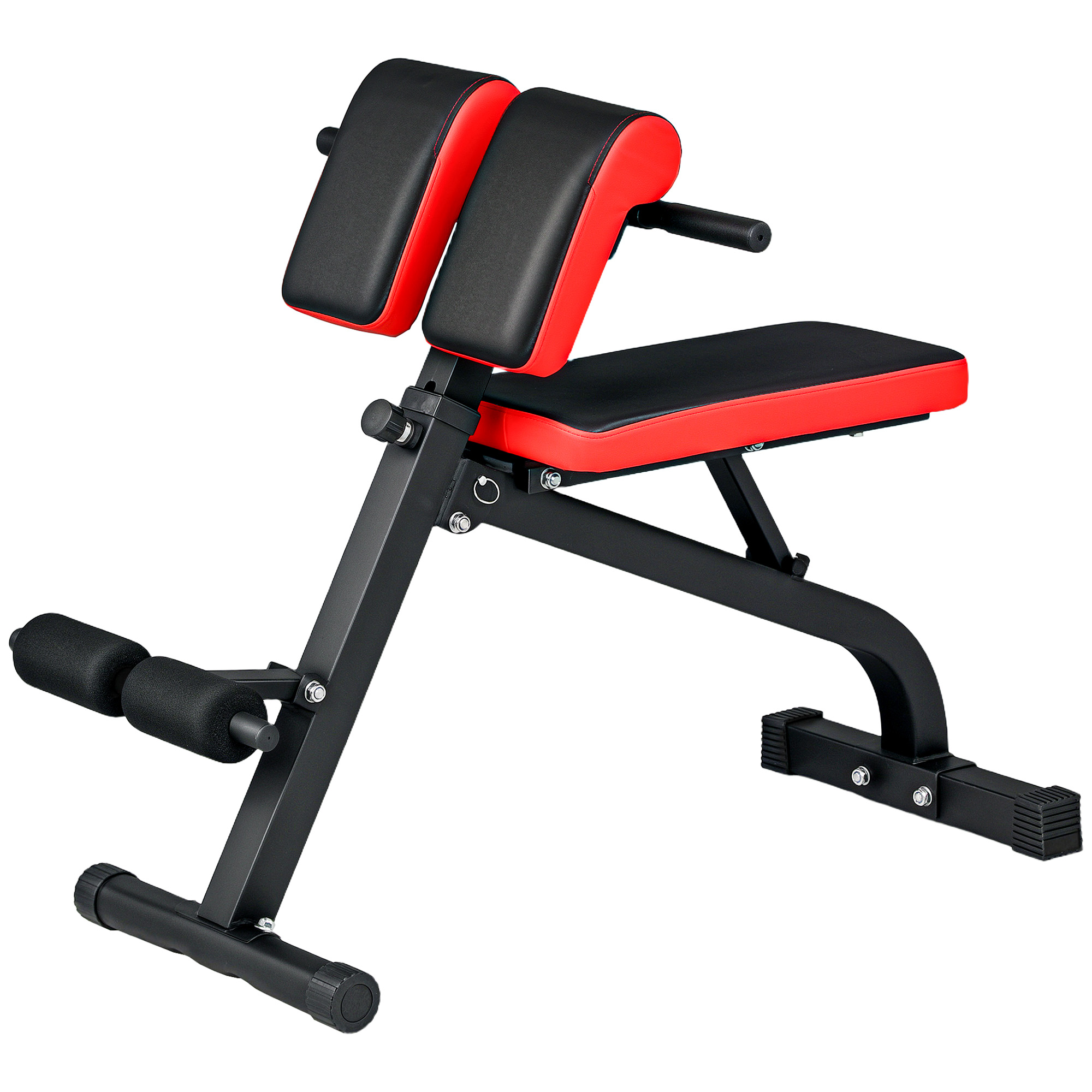 Hantelbank, Multifunktions-Trainingsbank, Klappbar Fitnessbank, bis 300 kg belastbar, Stahl, Schwarz