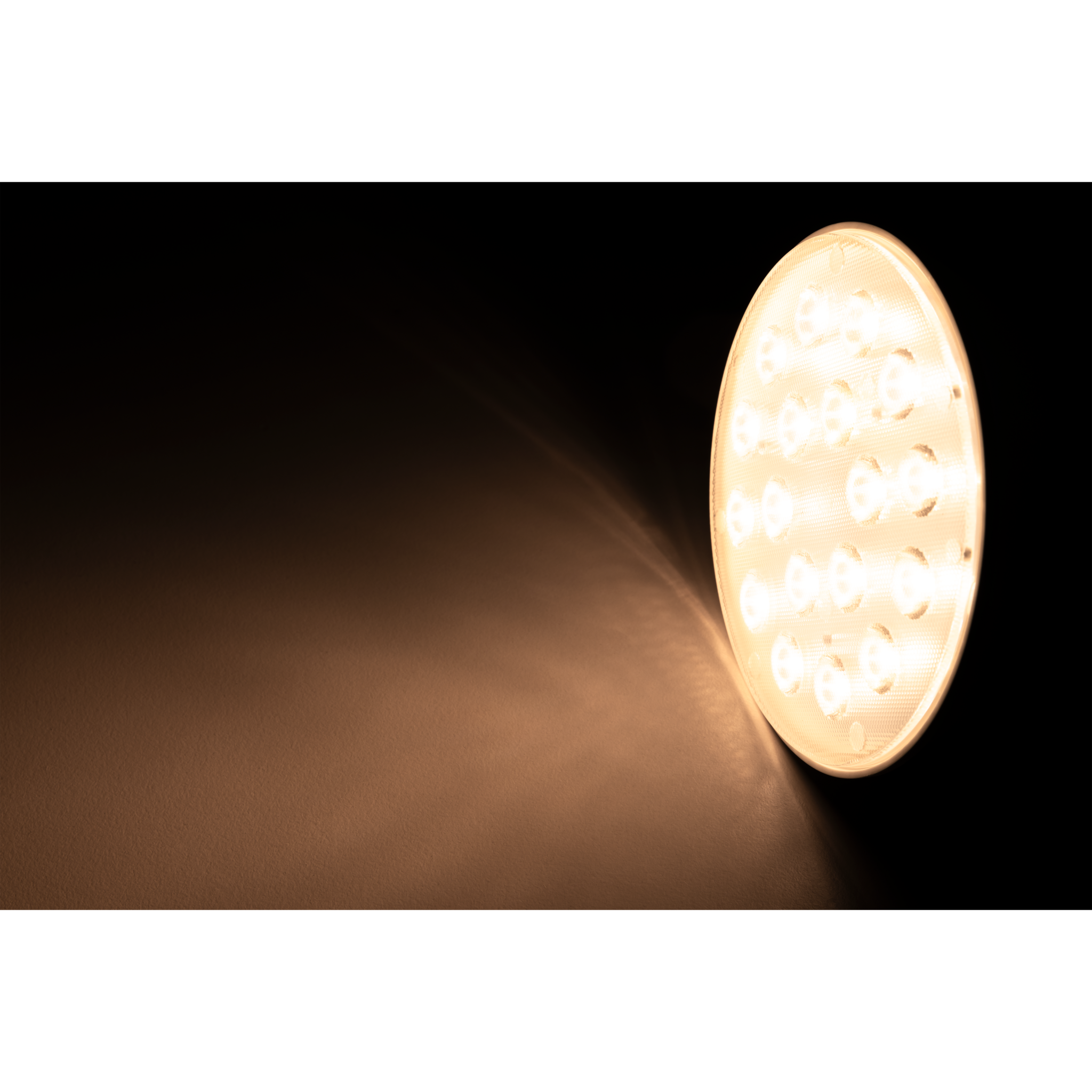 LED-Strahler McShine, E27, PAR38, 15W, 1.200 lm, 45°, 3000K, warmweiß