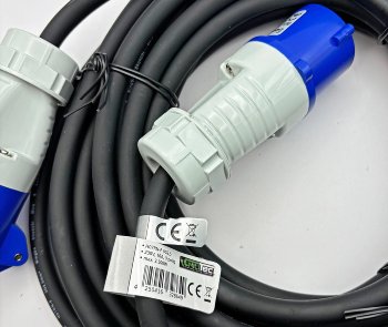 CEE Verlängerungskabel 10m H07RNF 3G2,5, für Camping, Caravaning, Wohnwagen