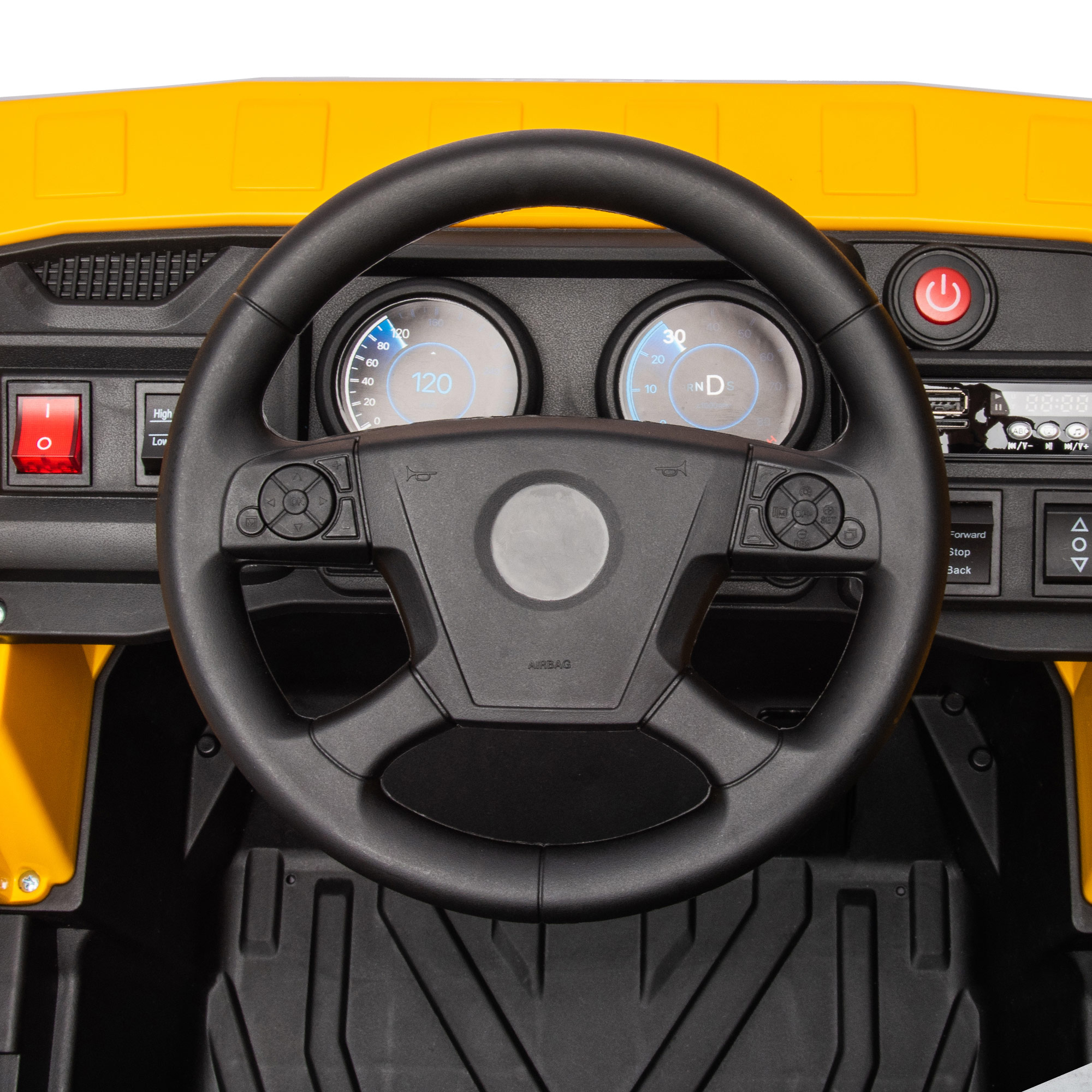 Elektro-Kipplaster, 3-6 km/h, Rutschauto, kippbare Ladefläche, Licht & Musik, für 3-5 Jahre