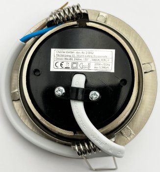 LED-Einbauleuchte "Flat-26" neutralweiß / 80x26mm, 3W, 390lm, Edelstahl gebürstet