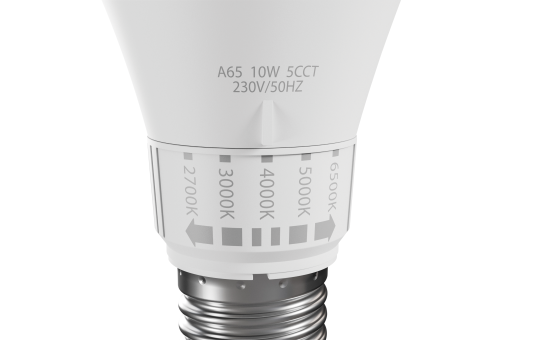 LED-Glühlampe GLS, E27, 230V, 13W, 5CCT, 2700K / 3000K / 4000K / 5000K / 6500K