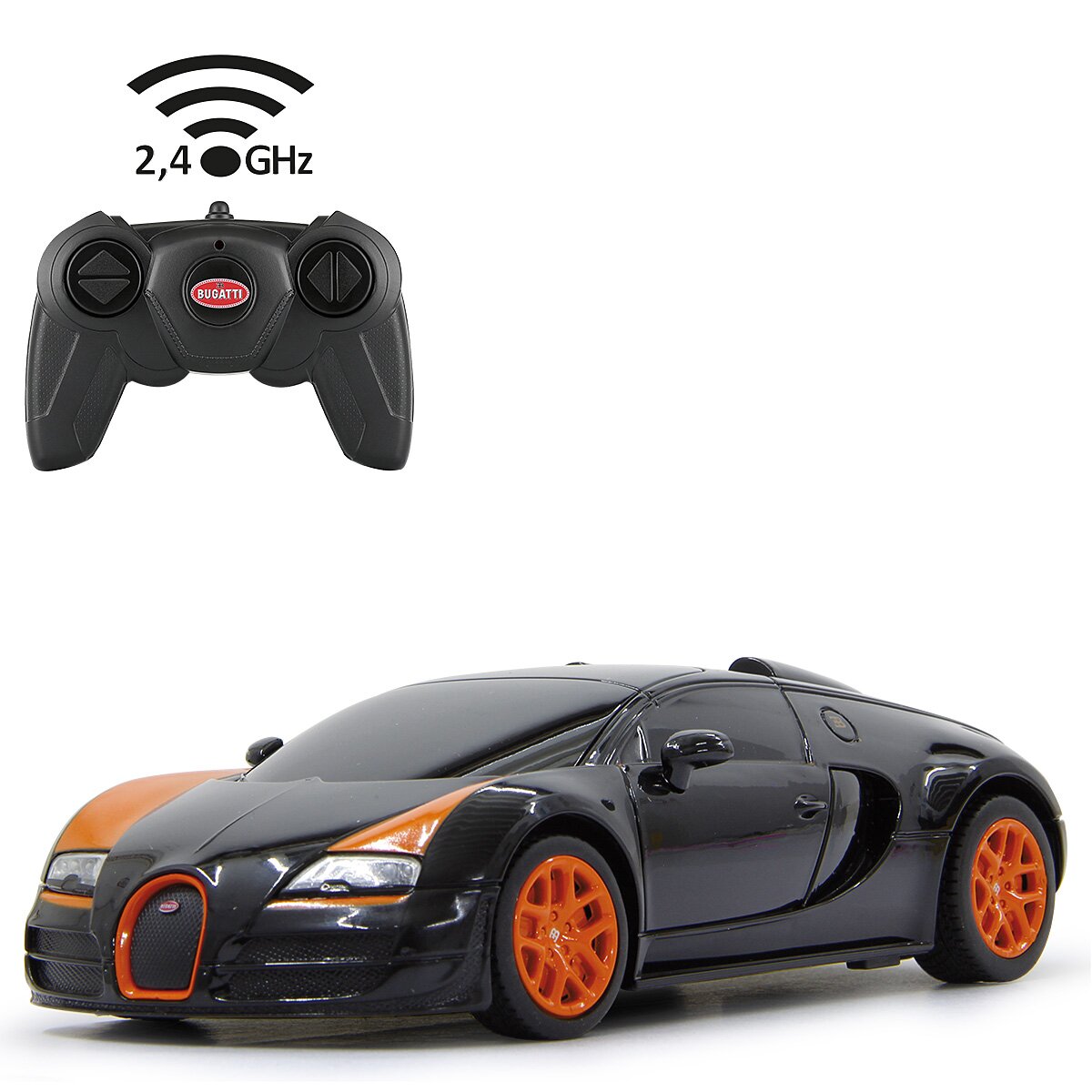Bugatti Grand Sport Vitesse 1:24 schwarz 2,4GHz Bugatti Grand Sport Vitesse 1:24 schwarz 2,4GHz