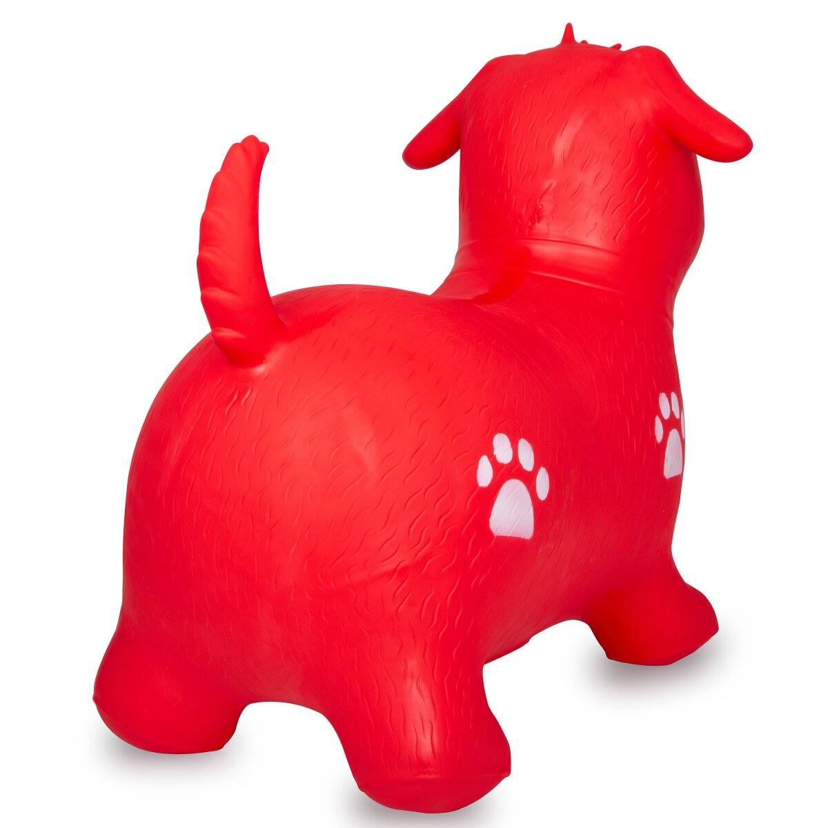 Hüpftier Hund HoppyDoo rot mit Pumpe