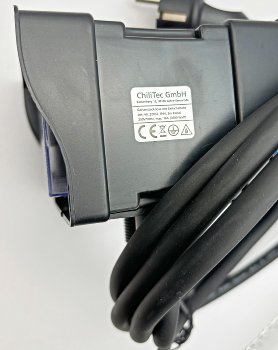 Gartensteckdose mit Erdspieß, 2-fach / IP44, 2m Kabel, Zeitschaltuhr