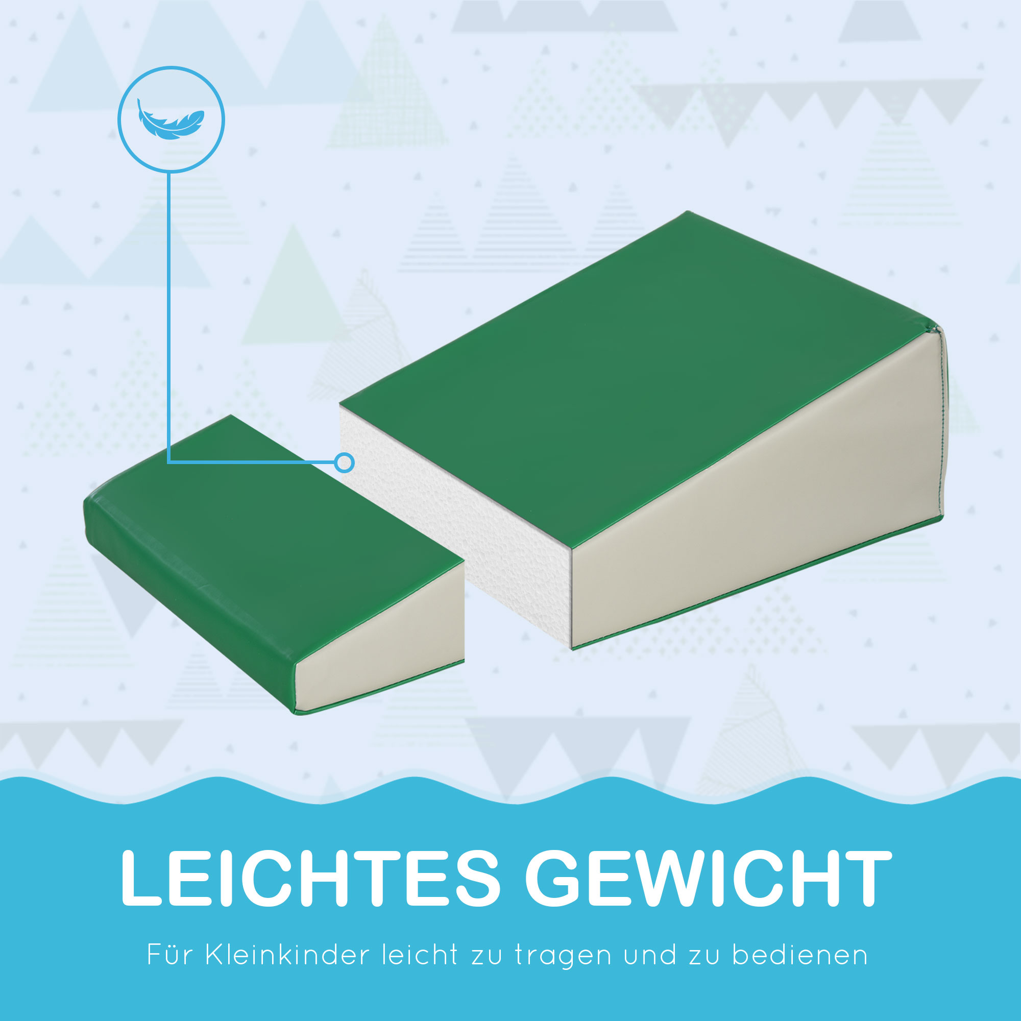 5 TLG. Schaumstoff Bausteine Kinder Softbausteine klettern Bauklötze Weiche Schaumstoffbausteine Riesenbausteine Schaumstoffblöcke Bausteinset Spielbausteine für Baby & Kleinkinder Mehrfarbig