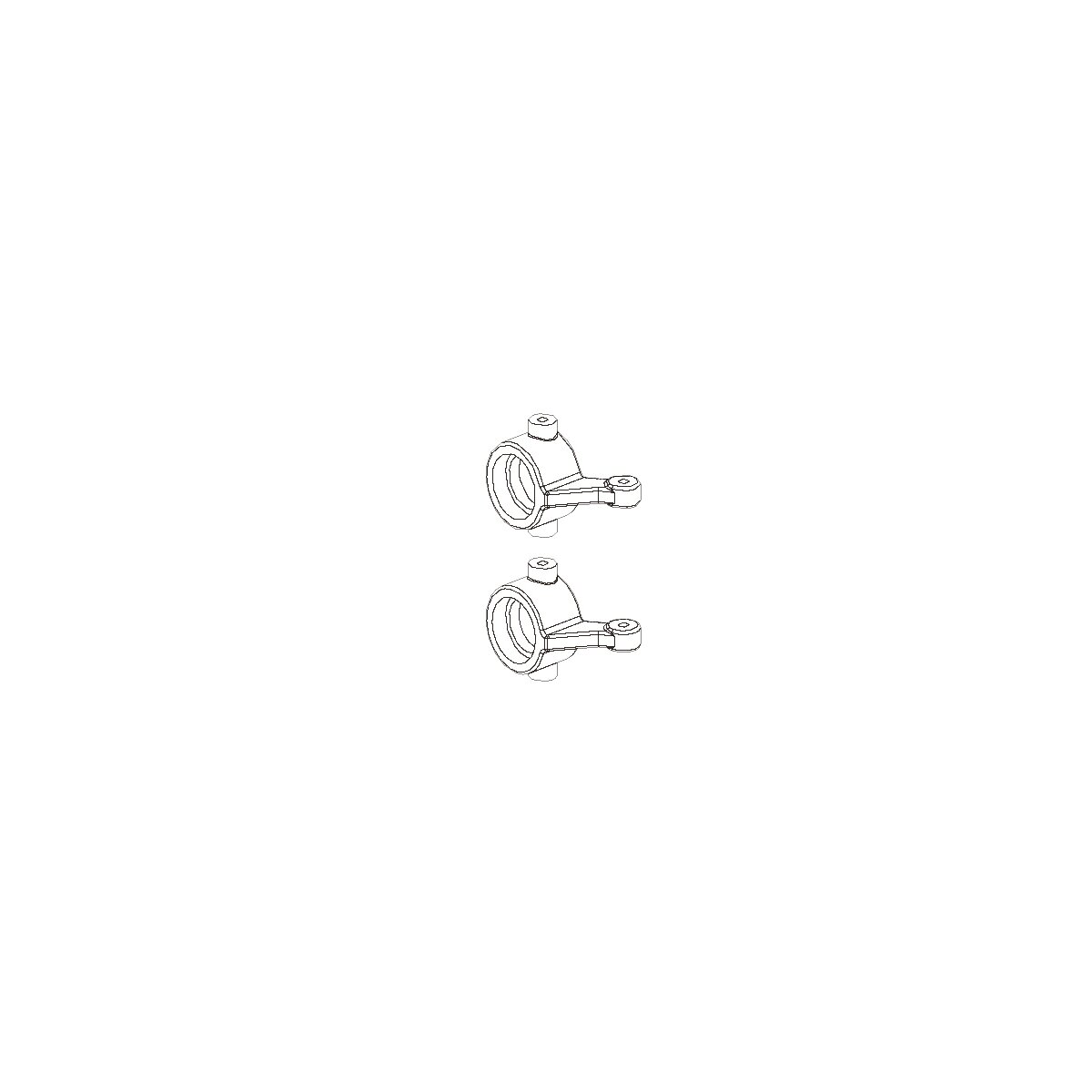 Achsschenkel VE2 Z18 vorn Achsschenkel VE2 Z18 vorn
