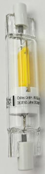 LED Strahler R7s "Glas RS78" / 360°, 510lm, 78mm, 4000k / neutralweiß