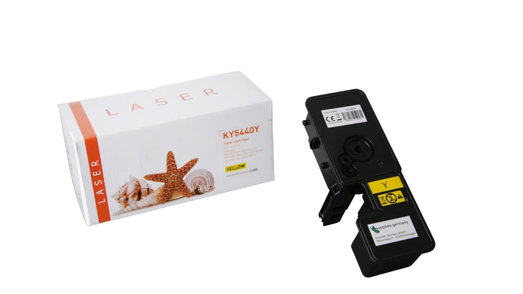 TK5440Y alternativ Toner gelb für Kyocera / TK5440 / 2.400 Seiten