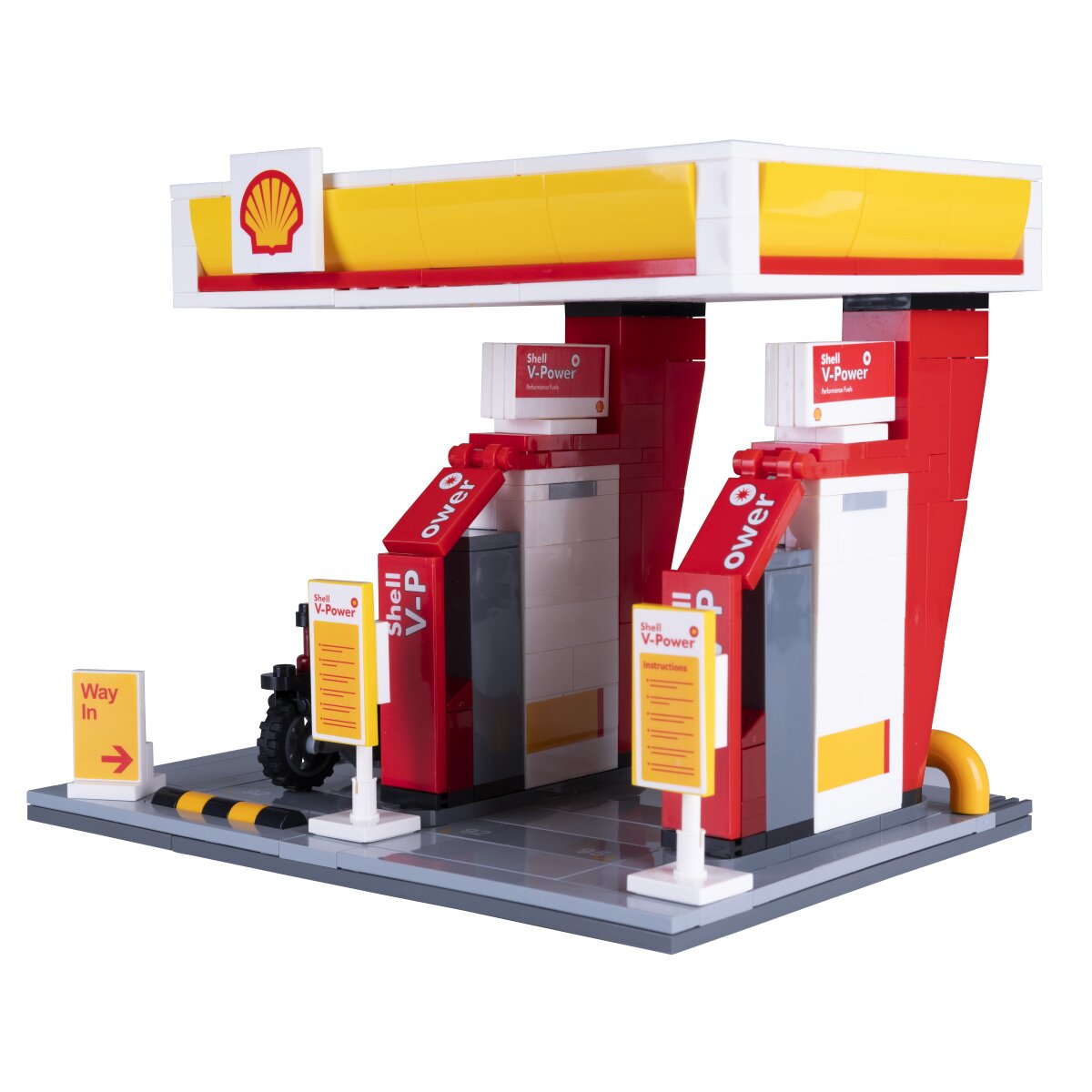CaDA Shell Tankstelle Bricks