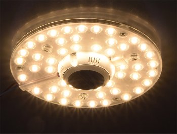 LED Umrüstmodul "UM24ww" für Leuchten / Ø180mm, 24W, 2680lm, 3000K, Magnethalter