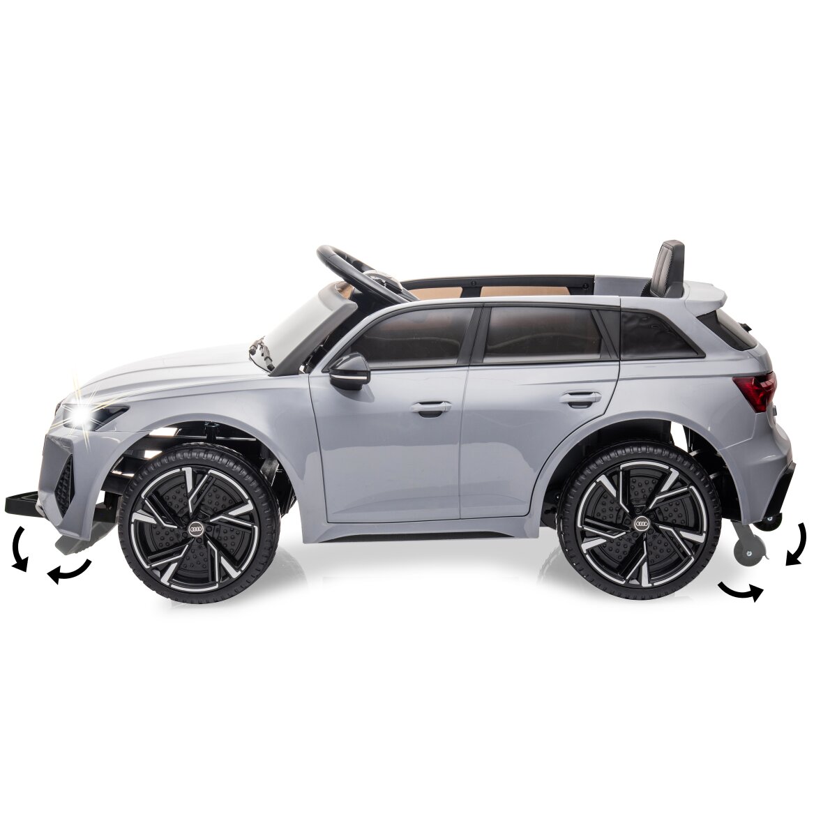 Kinderfahrzeug Audi RS 6 grau