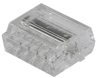 Steckbare Dosenklemmen, 50er Pack, 1-polig, 5 Klemmstellen, 1-2,5mm²