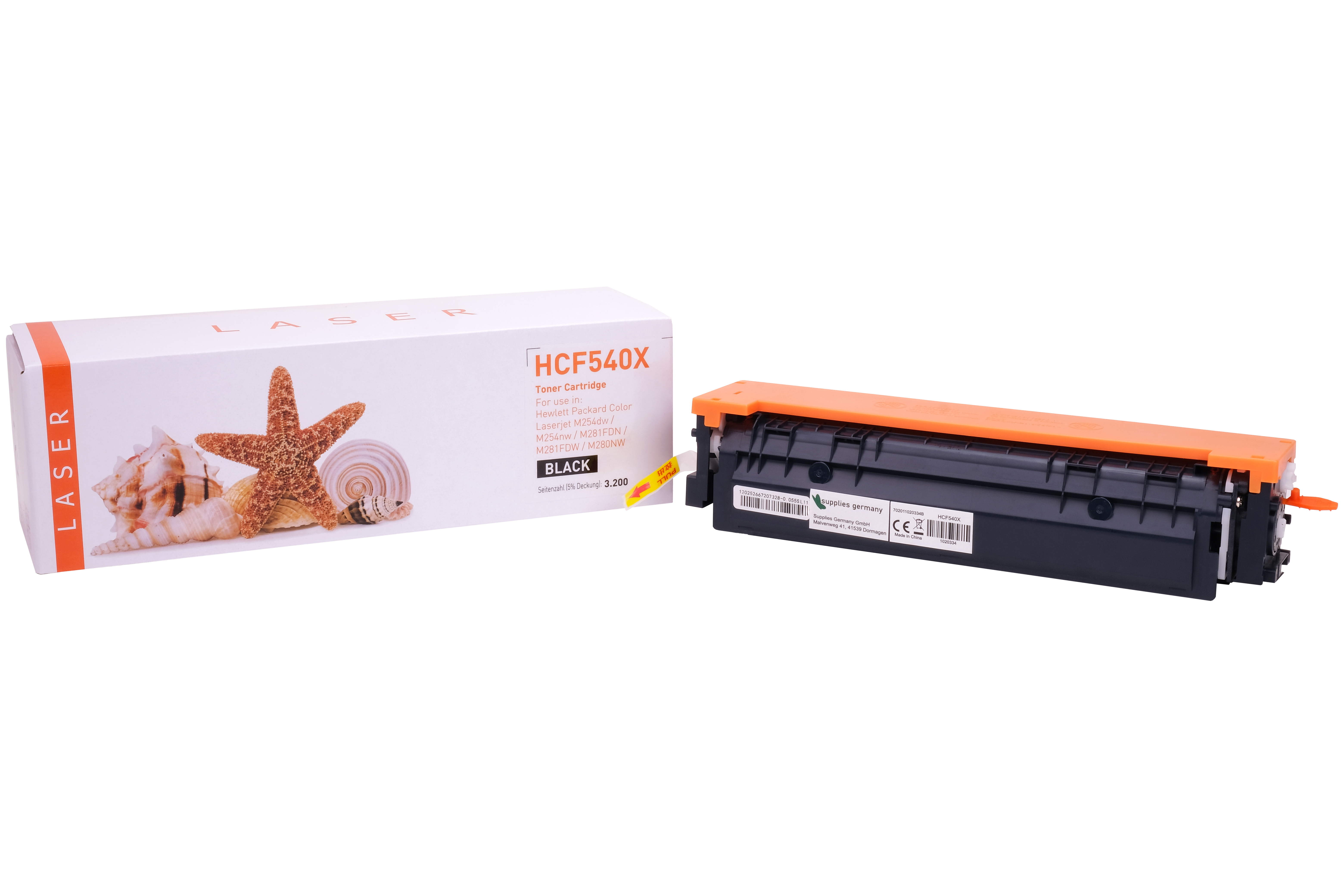 CF540X alternativ Toner schwarz für HP / CF540X / 3.200 Seiten