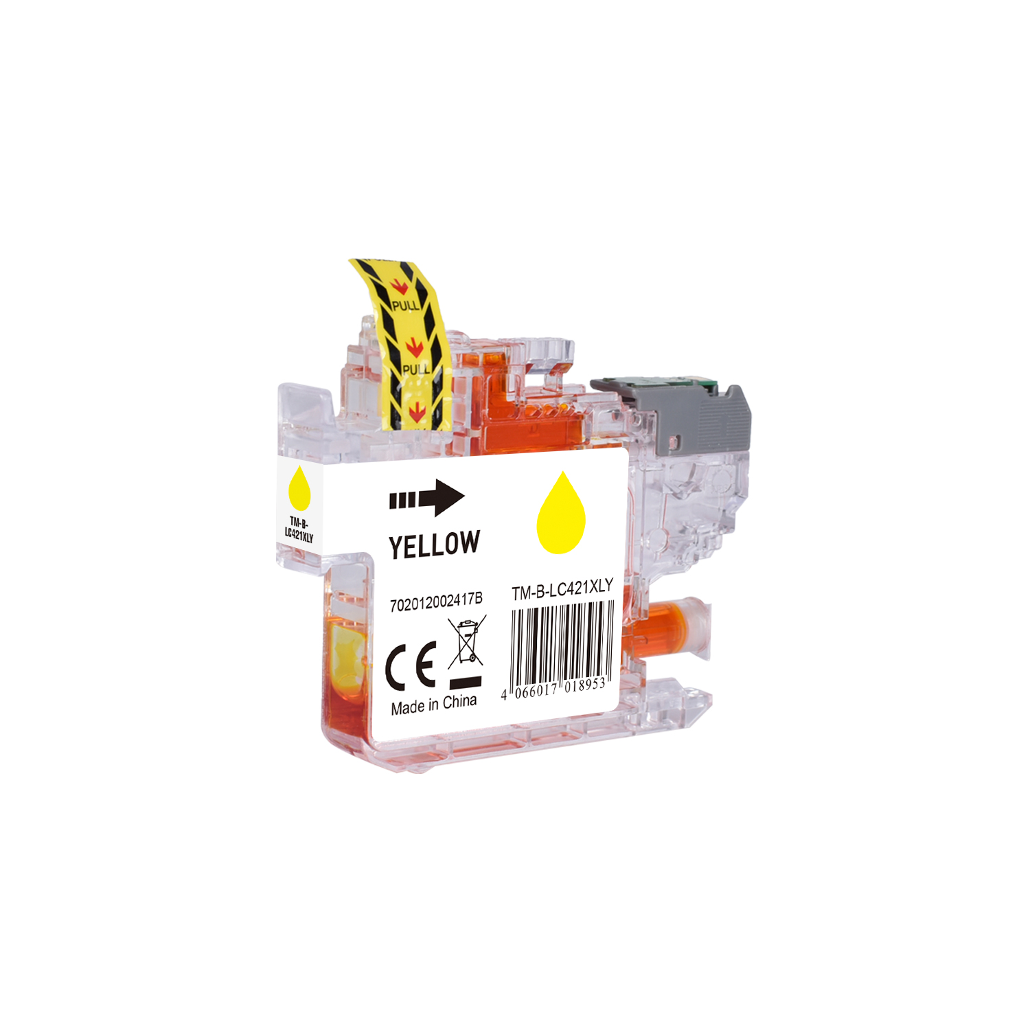 LC421XLY alternativ (Dye) Tinte gelb für Brother / LC421XLY / 7,5ml LC421XLY alternativ (Dye) Tinte gelb für Brother / LC421XLY / 7,5ml