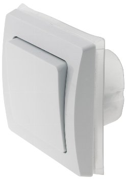 DELPHI Wechsel-Schalter IP44, 250V~/ 10A, inkl. Rahmen, UP, weiß