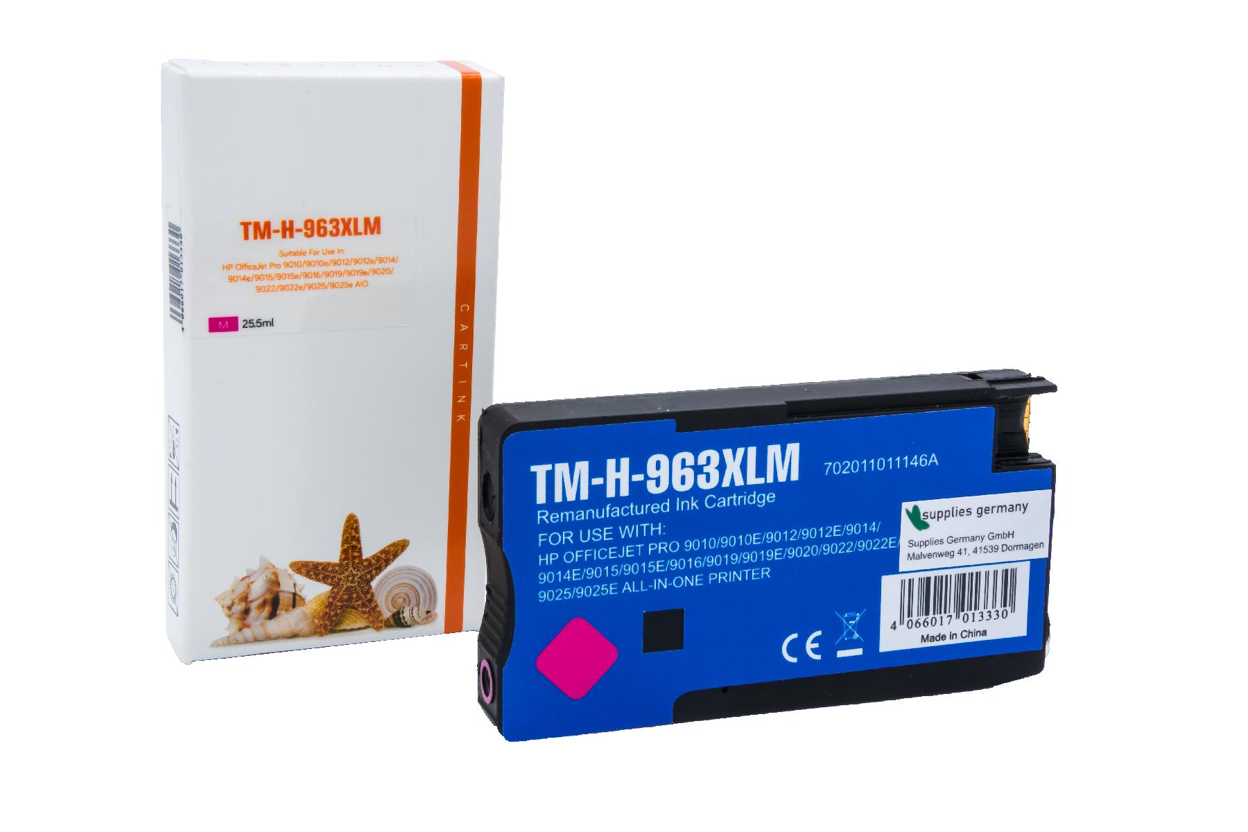 963XLM Refill Tinte magenta für HP / 3JA28AE / 25,5ml