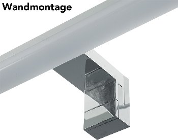LED Spiegelleuchte IP44 "Banho 400" / 230V, 7W, 1080lm, 40cm, Neutralweiß