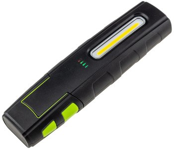 LED Stableuchte mit Akku "FlexiLED 880" / Ladeschale, Magnetfuß,10W, 880lm,IP67