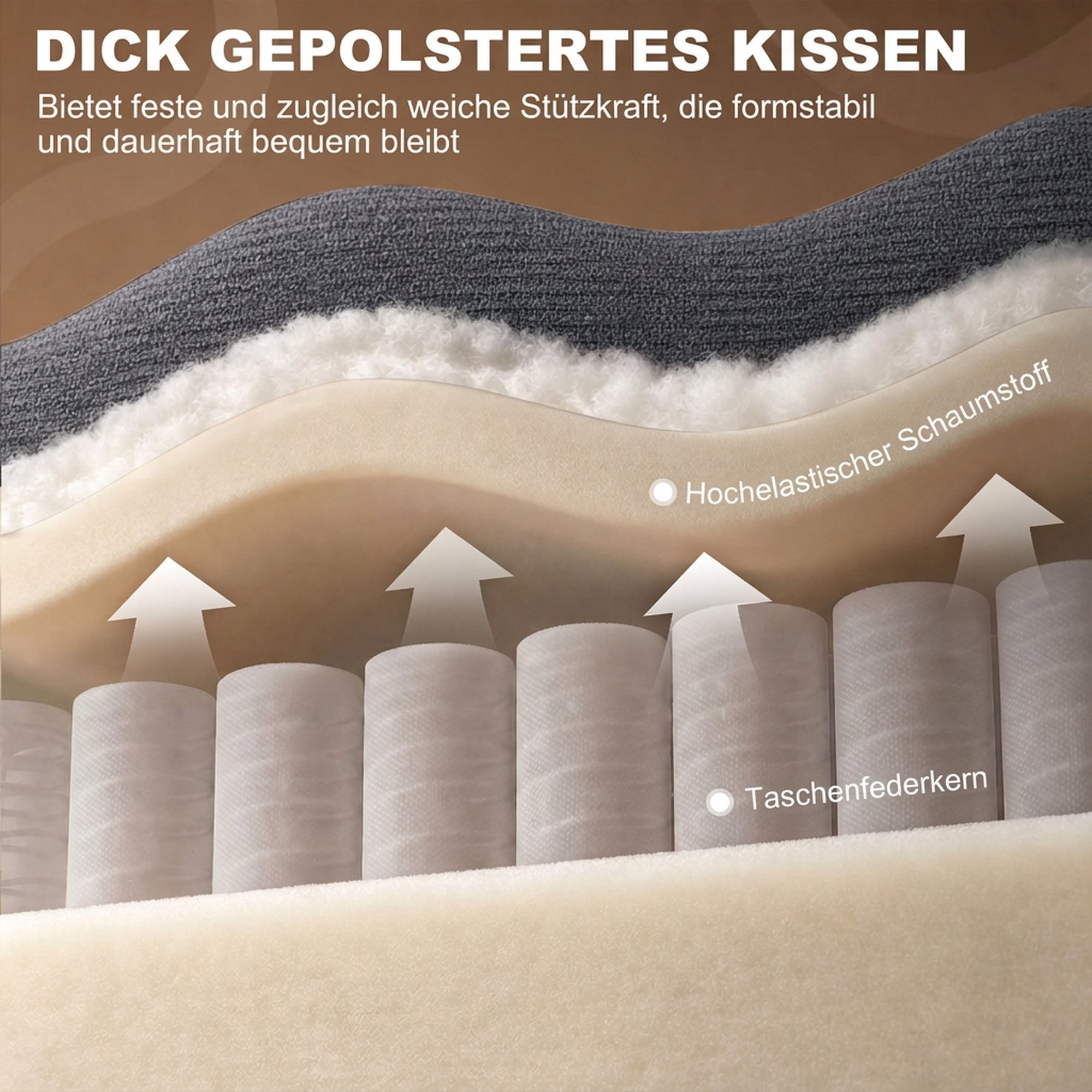 Relaxsessel mit elektrischer Aufstehhilfe, Massage & Wärme, Chenille-Sessel mit Federkern, Dunkelgrau