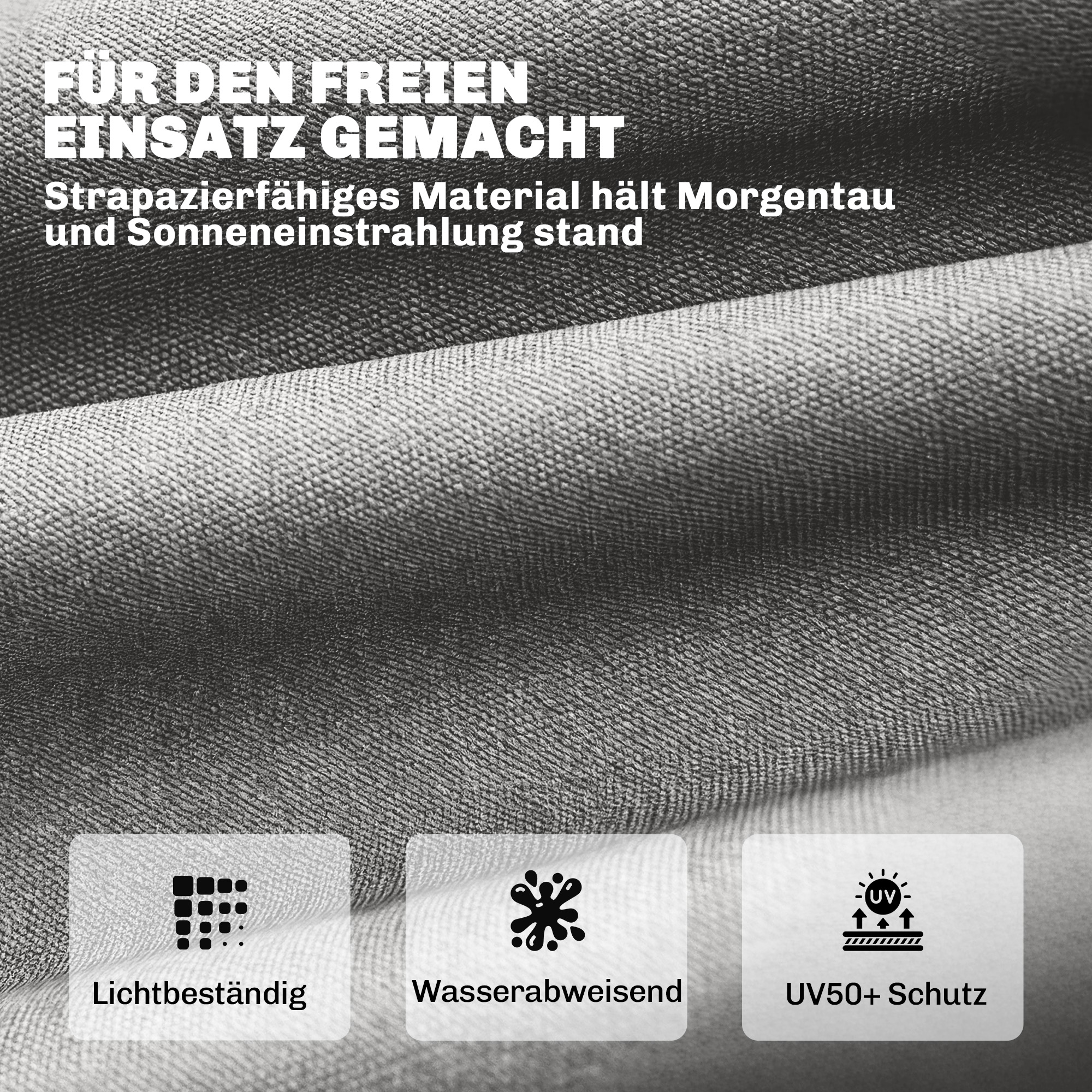 Palettenkissen Abnehmbar Sitzkissen mit Befestigungsbändern Palettenpolster für die meisten Liegen 198x65x13cm Hellgrau