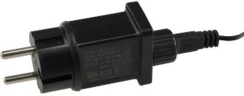 LED Aussen-Lichterkette "CT-ALK400" 40m / warmweiß, Kabel schwarz, IP44, 400 LEDs