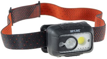 LED-Akku-Stirnlampe 6W+3W / mit Gestensteuerung