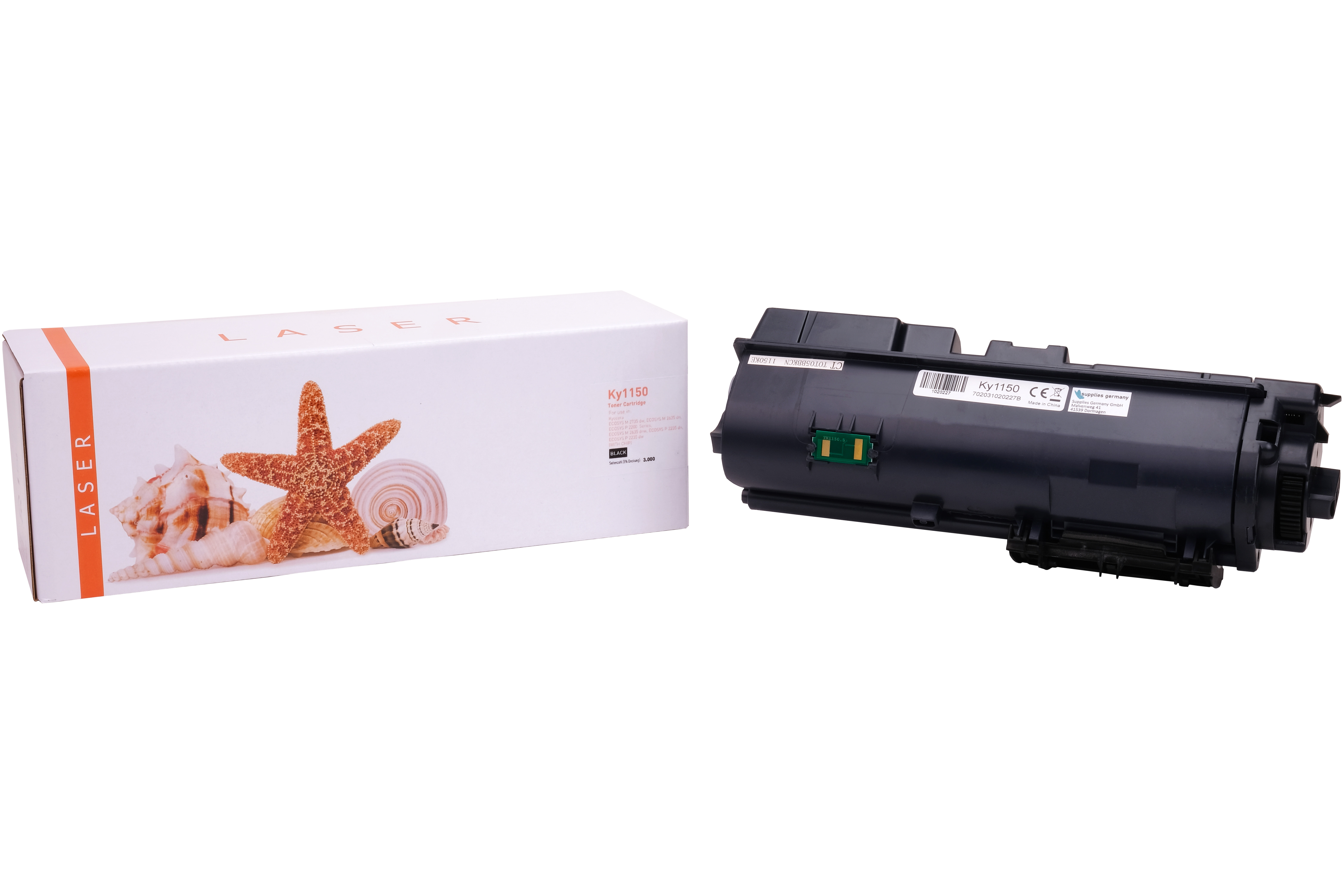 TK1150 alternativ Toner schwarz für Kyocera / TK1150 / 3.000 Seiten