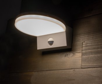 LED Wandleuchte "TORTUGUERO" IP65 / 15W, 1526lm, 140° Bewegungsmelder, 3000K