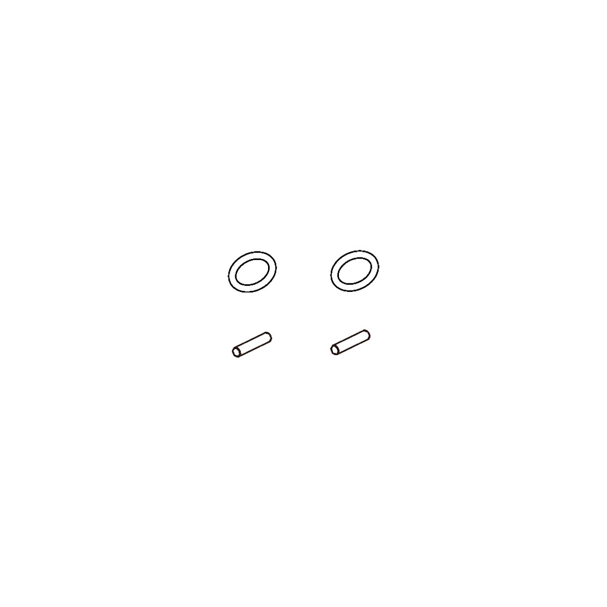 O-Ring+Stift BL8 VE4 für Radadapter