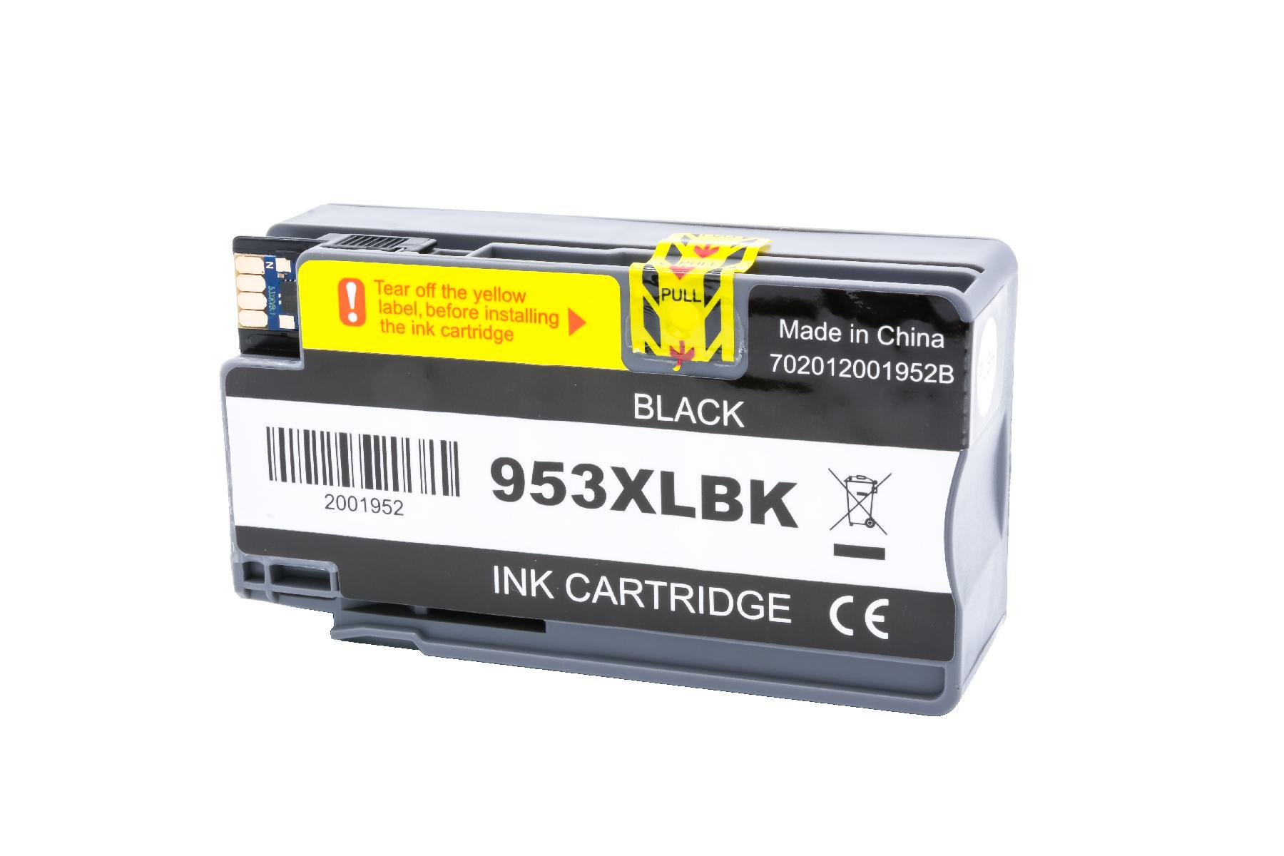 953XLBK alternativ Tinte black für HP / L0S70AE / 58