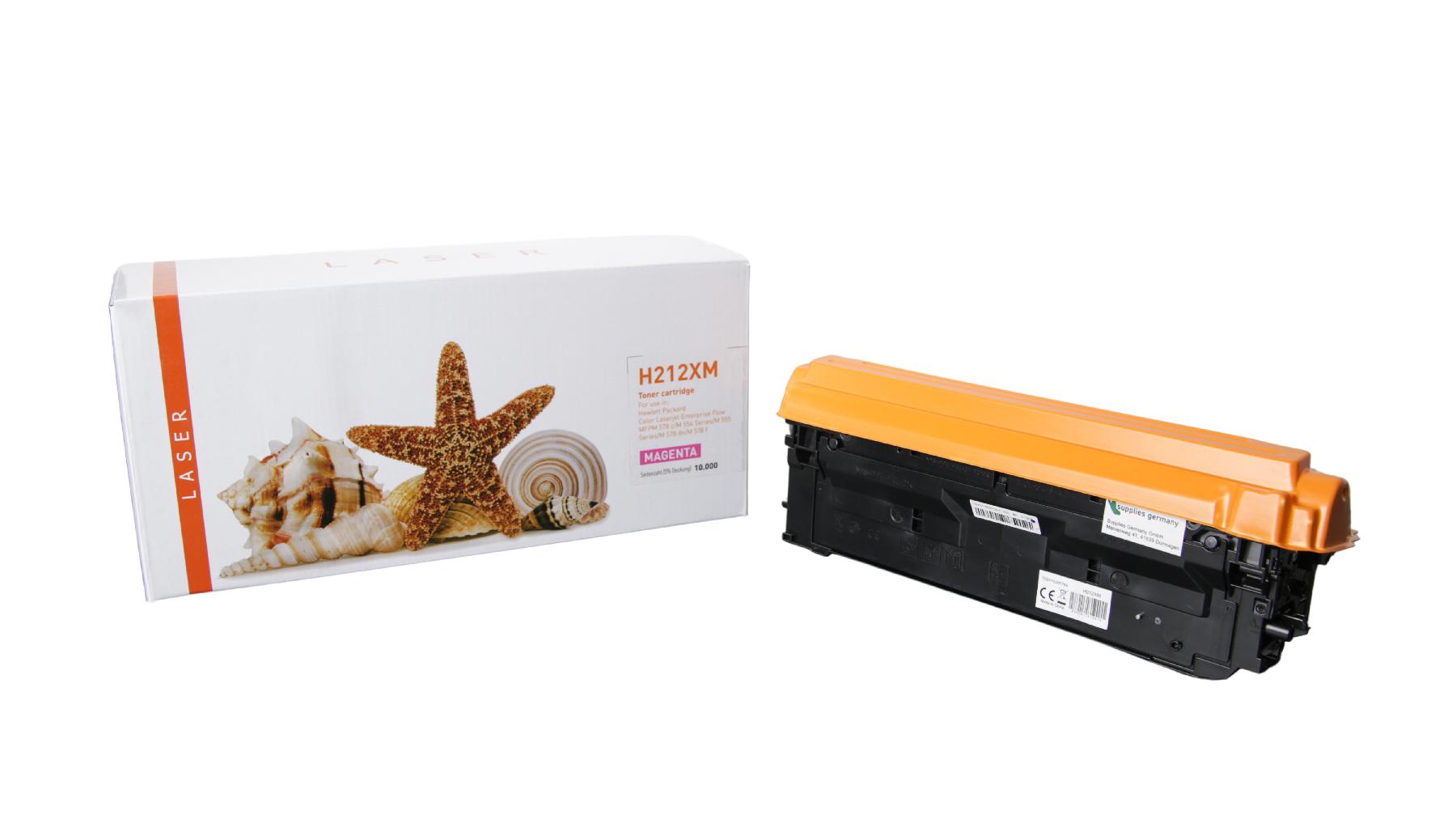 212XM alternativ Toner Magenta für HP / W2123X / 10.000 Seiten