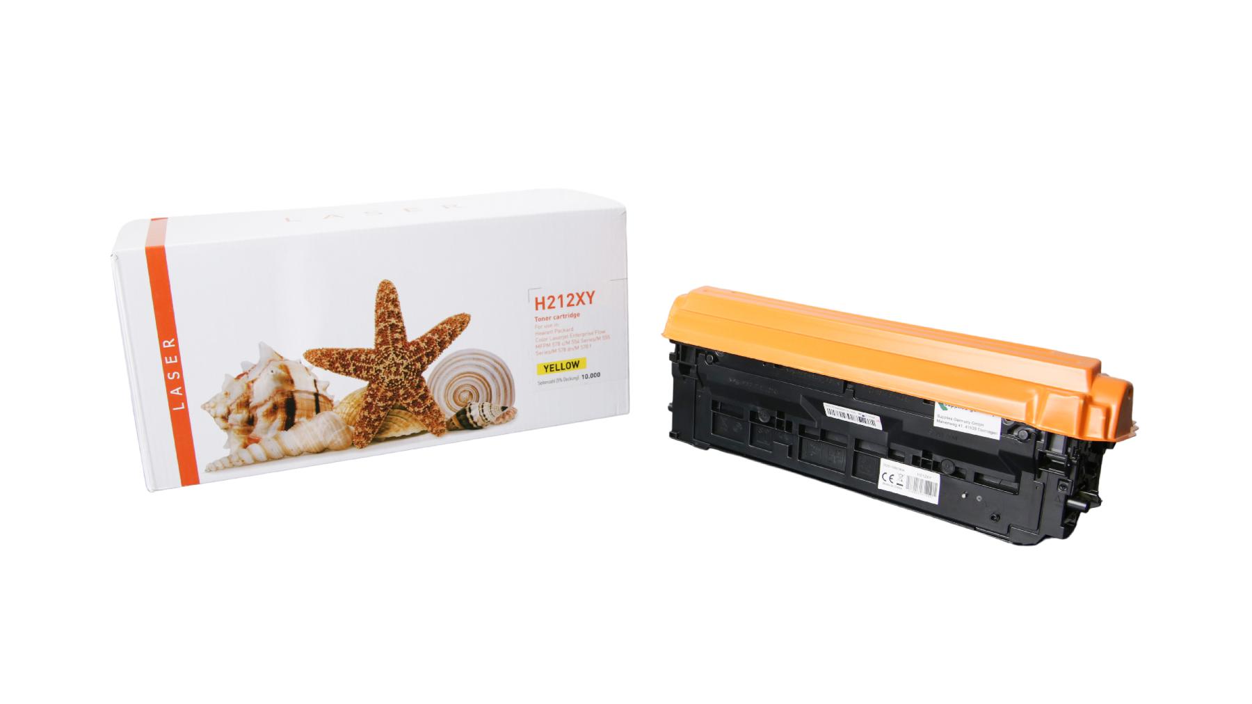 212XY alternativ Toner gelb für HP / W2122X / 10.000 Seiten