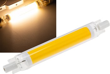 LED Strahler 8W R7s "RS118 COB8dim" / 360°, 3000k, 887lm, 118mm, warmweiß