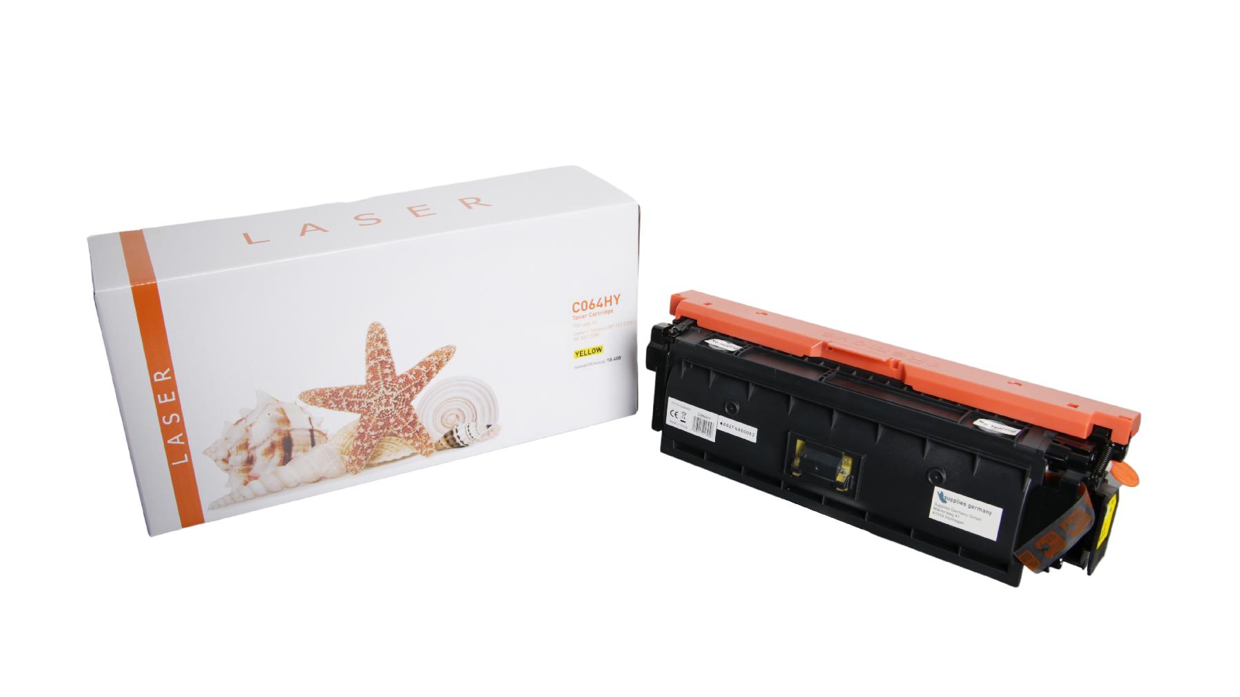 064HY ohne Chip alternativ Toner gelb für Canon / 4932C001 / 10.400 Seiten 064HY ohne Chip alternativ Toner gelb für Canon / 4932C001 / 10.400 Seiten